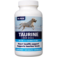 Load image into Gallery viewer, Taurine Supplement for Dogs, 2X More Taurine (500mg per 25lbs weight) vs. Most Competitors. 2in1 with L-Carnitine*