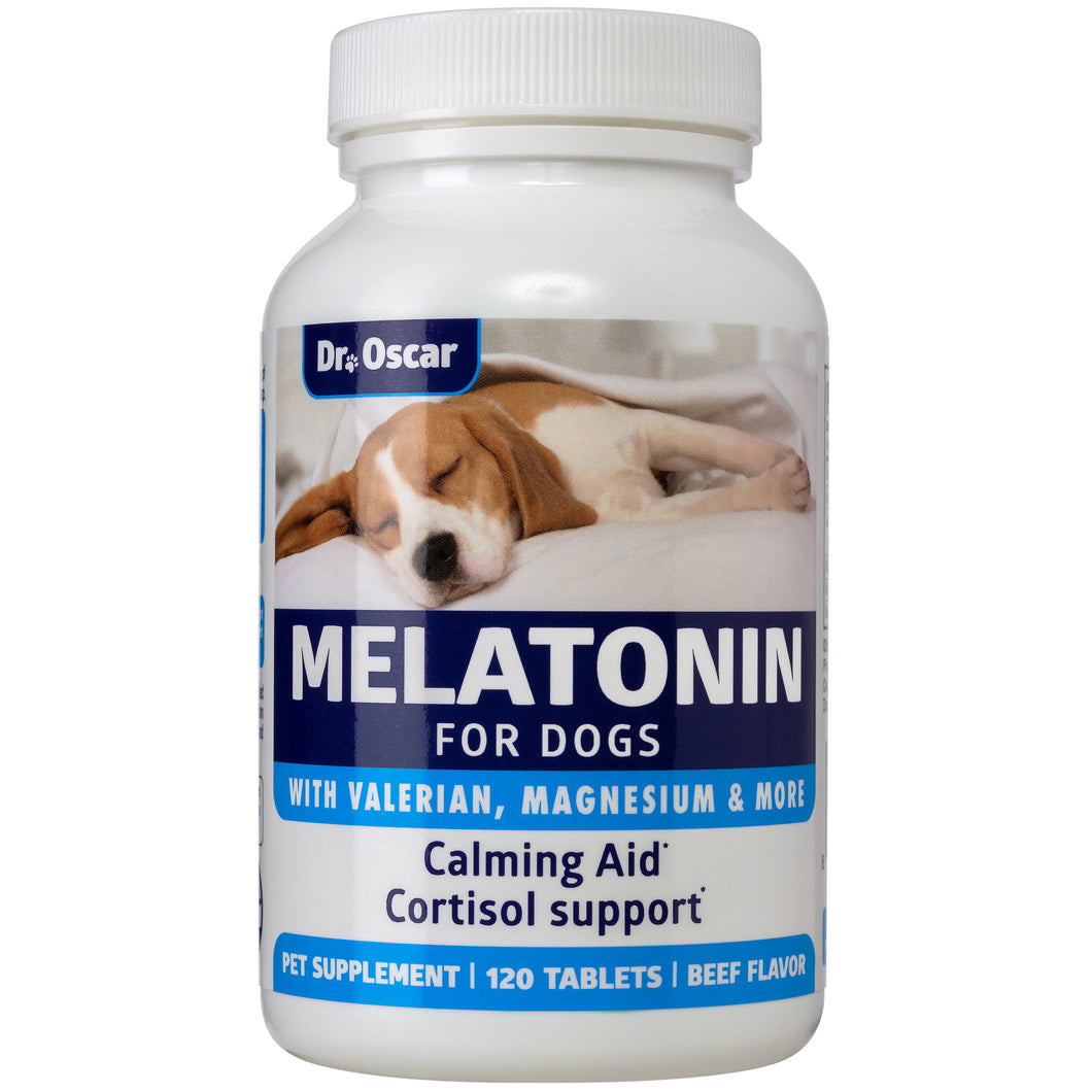Melatonin for Dogs + 5 Nutrients to Support Relaxation, Better Than Melatonin Only*